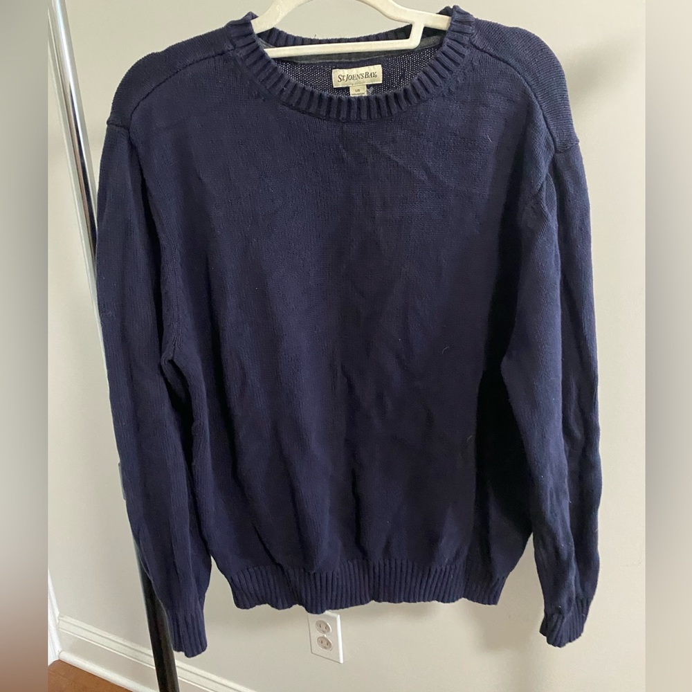 Vintage, thick, navy blue sweater